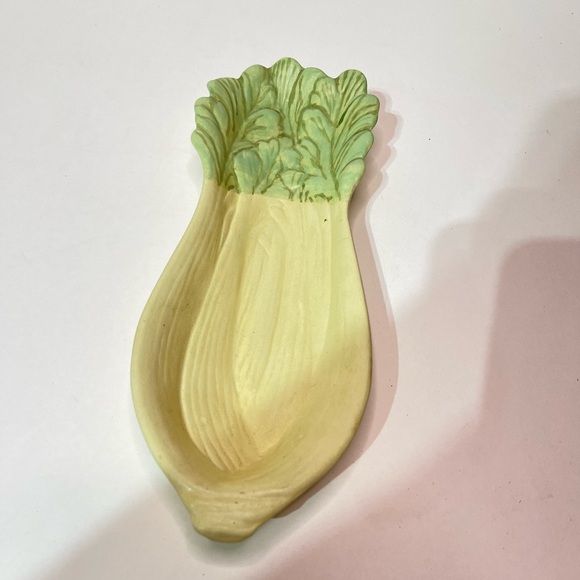 Vtg. Veg. Celery Tray / Sooon Rest - Picture 3 of 16